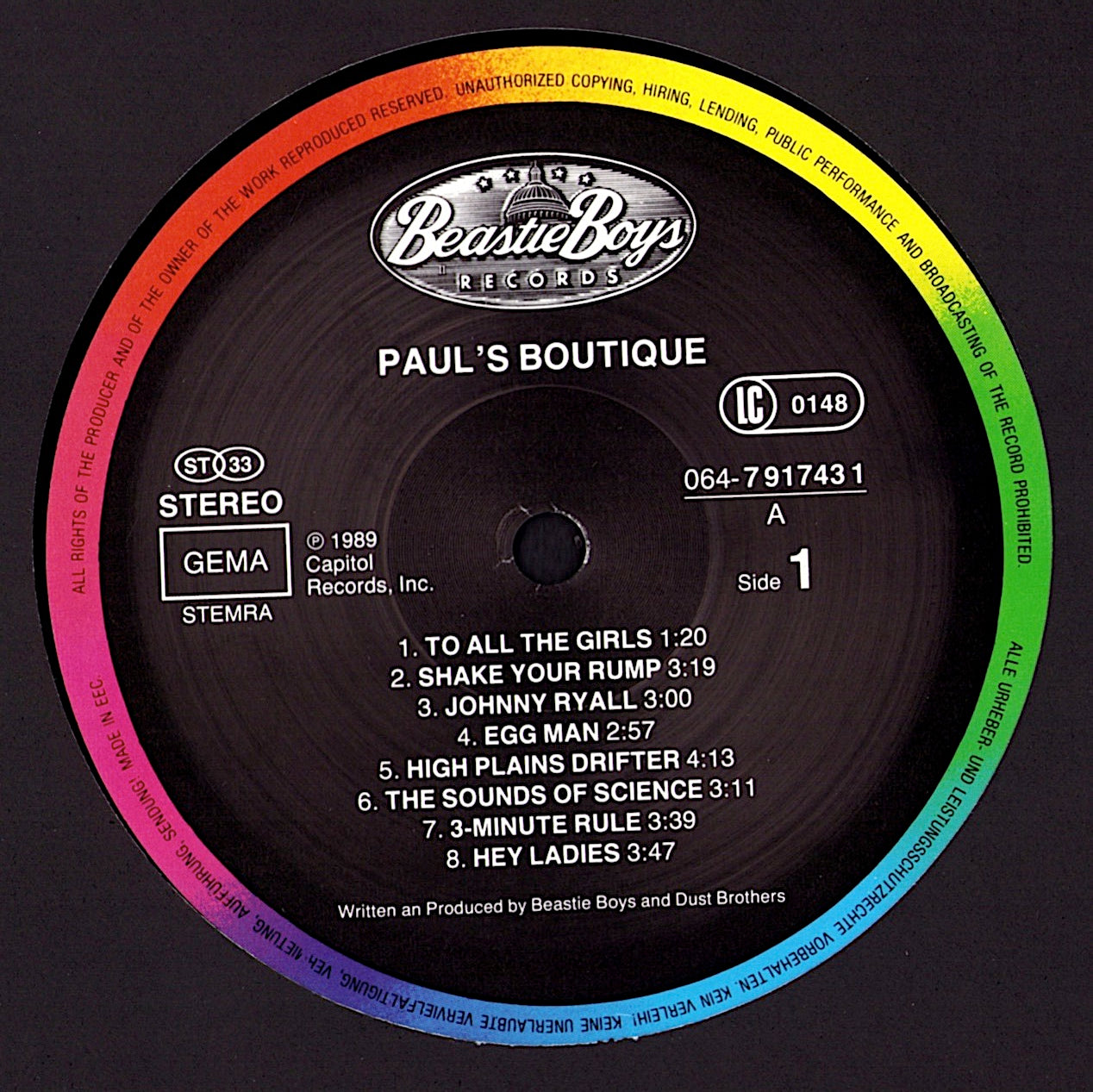 Beastie Boys – Paul's Boutique Vinyl LP