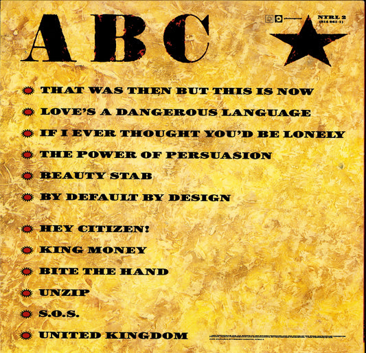ABC – Beauty Stab Vinyl LP | FR Original | 1983 Kopie
