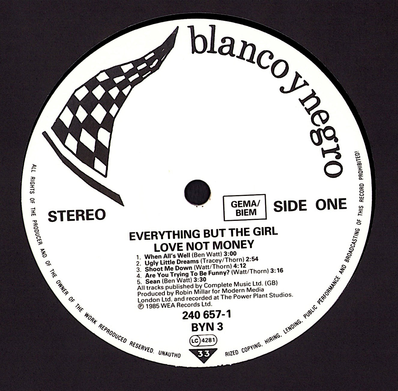 Everything But The Girl – Love Not Money Vinyl LP