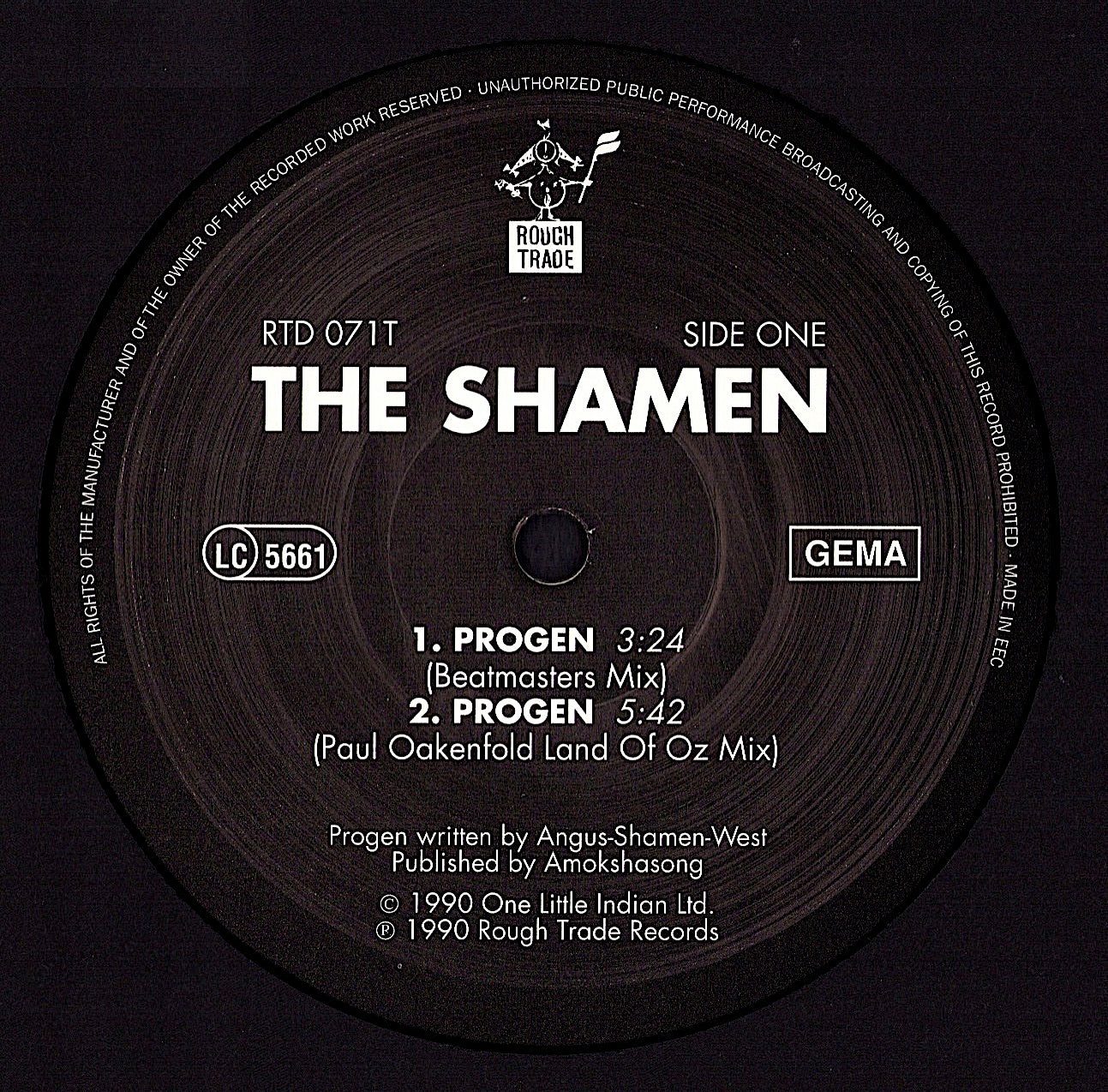 The Shamen – Pro>gen Vinyl 12" Maxi-Single