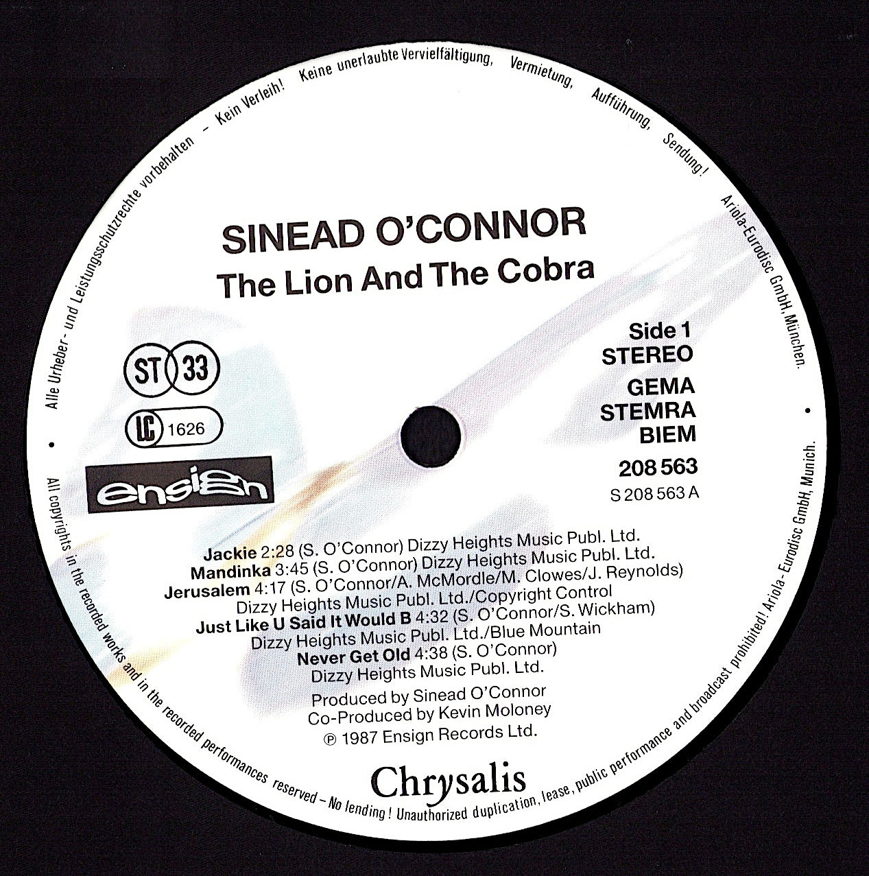 Sinéad O'Connor - The Lion And The Cobra (Vinyl LP)