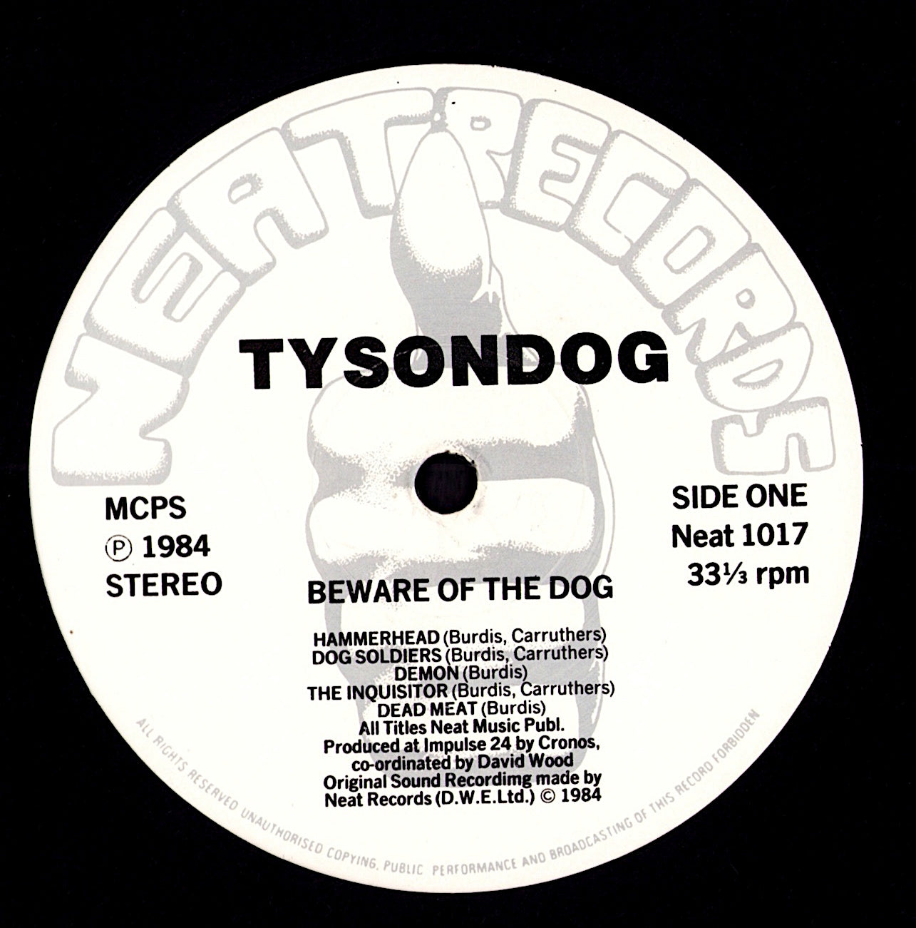 Tysondog - Beware Of The Dog (Vinyl LP | UK Original | 1984)