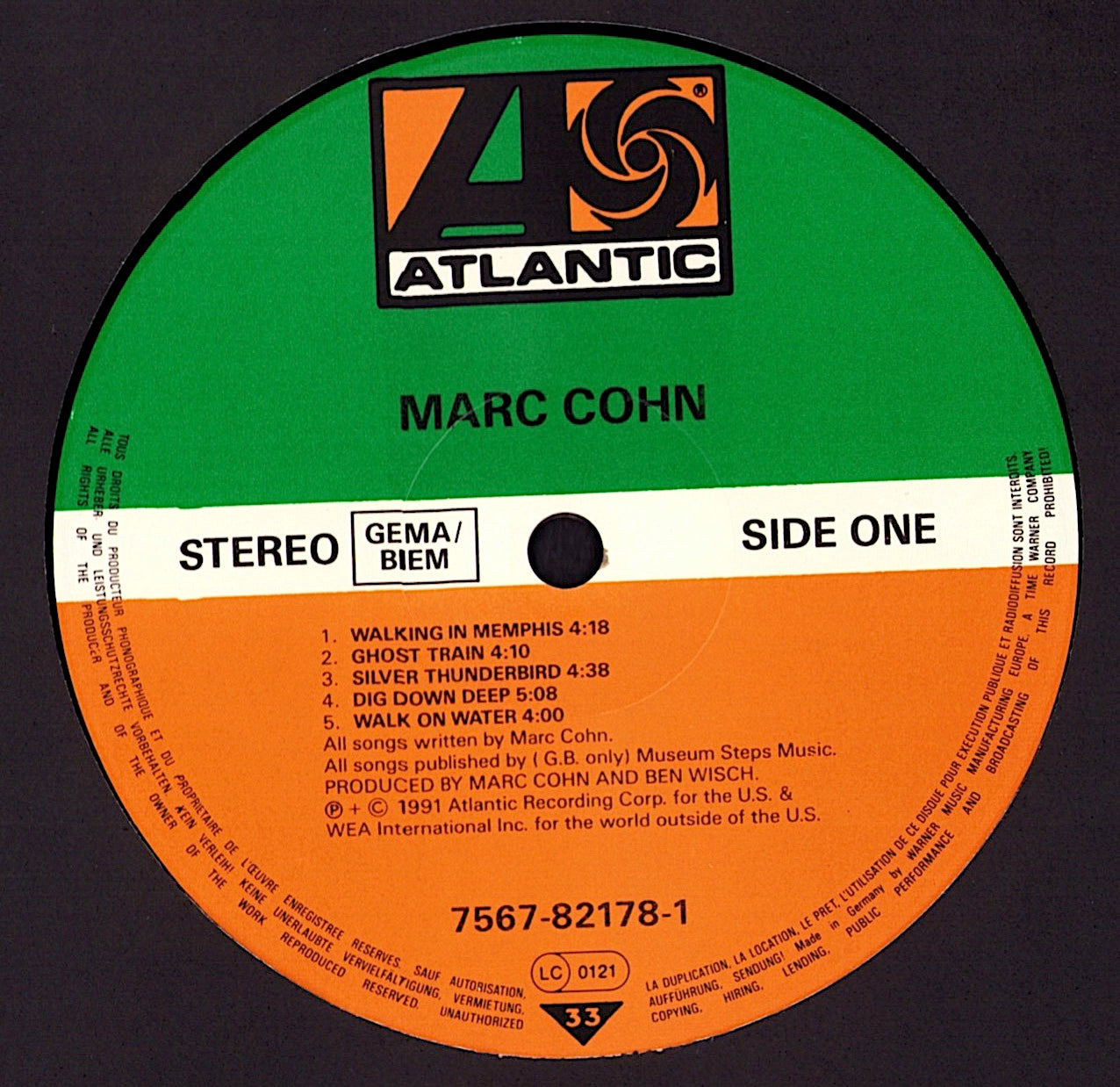 Marc Cohn – Marc Cohn Vinyl LP