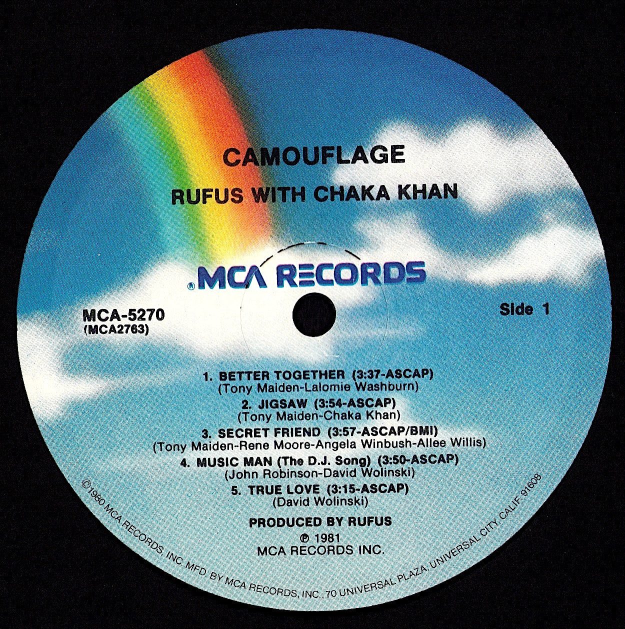 Rufus – Party 'Til You're Broke Vinyl LP Kopie