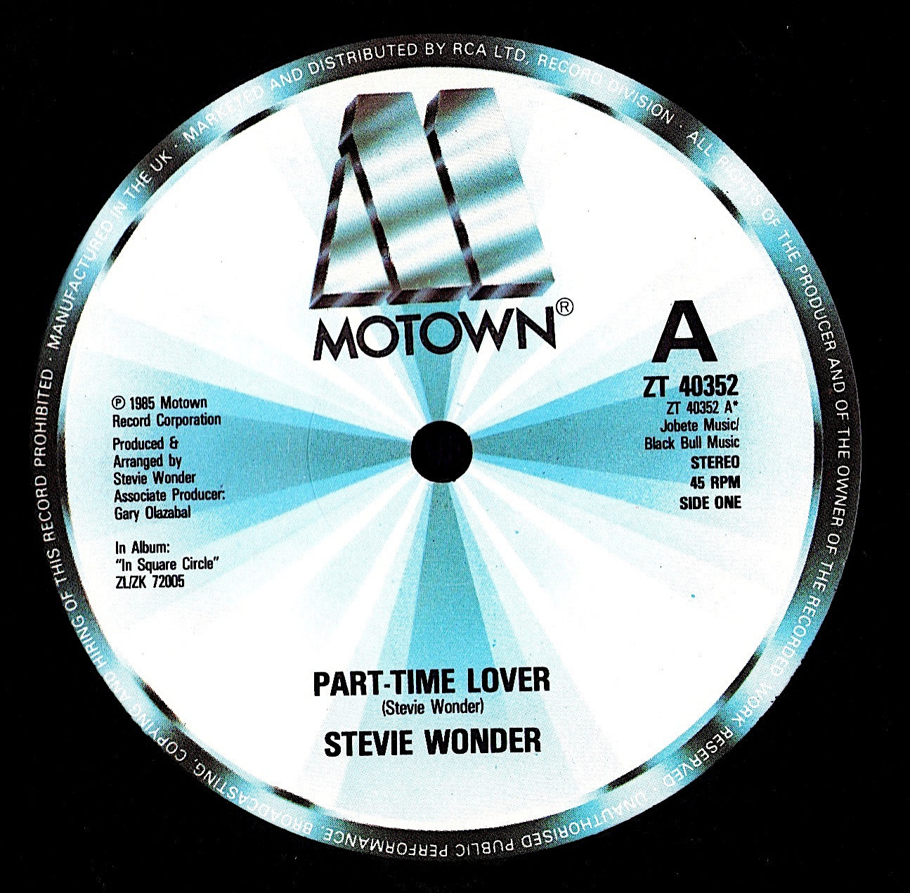 Stevie Wonder – Part-Time Lover Vinyl 12" Maxi-Single