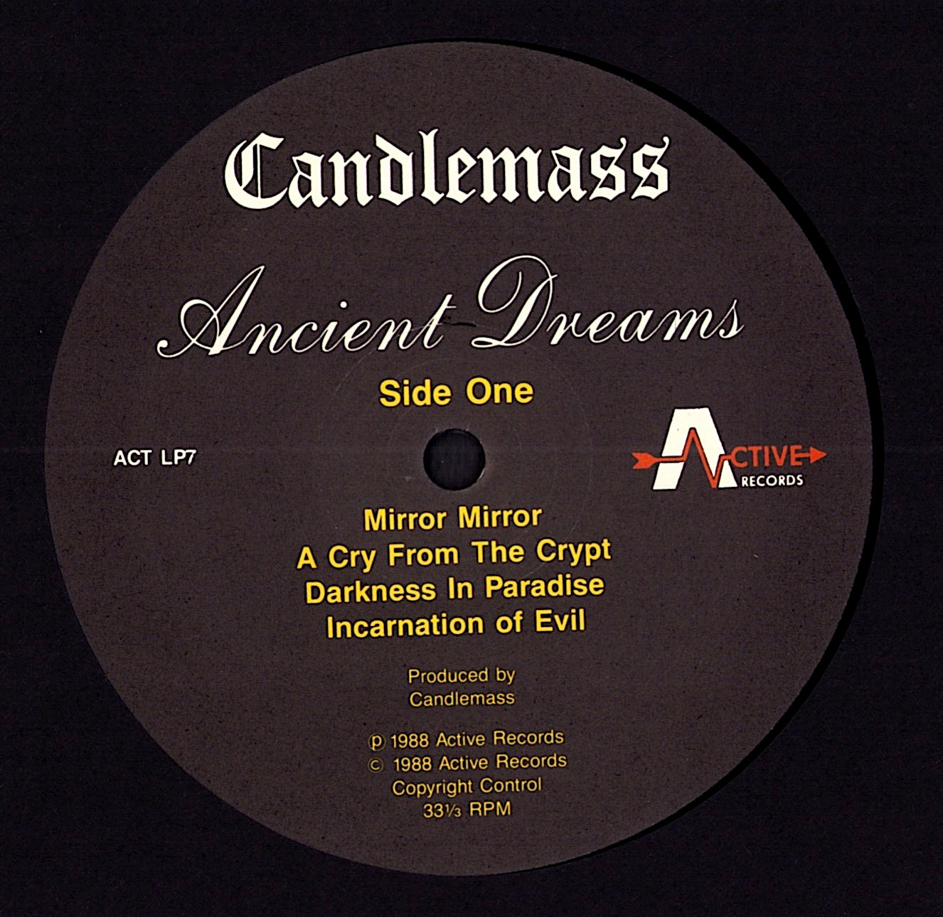 Candlemass - Ancient Dreams (Vinyl LP | UK Original | 1988)