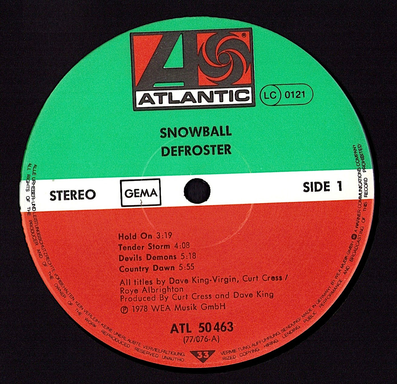Snowball – Defroster Vinyl LP
