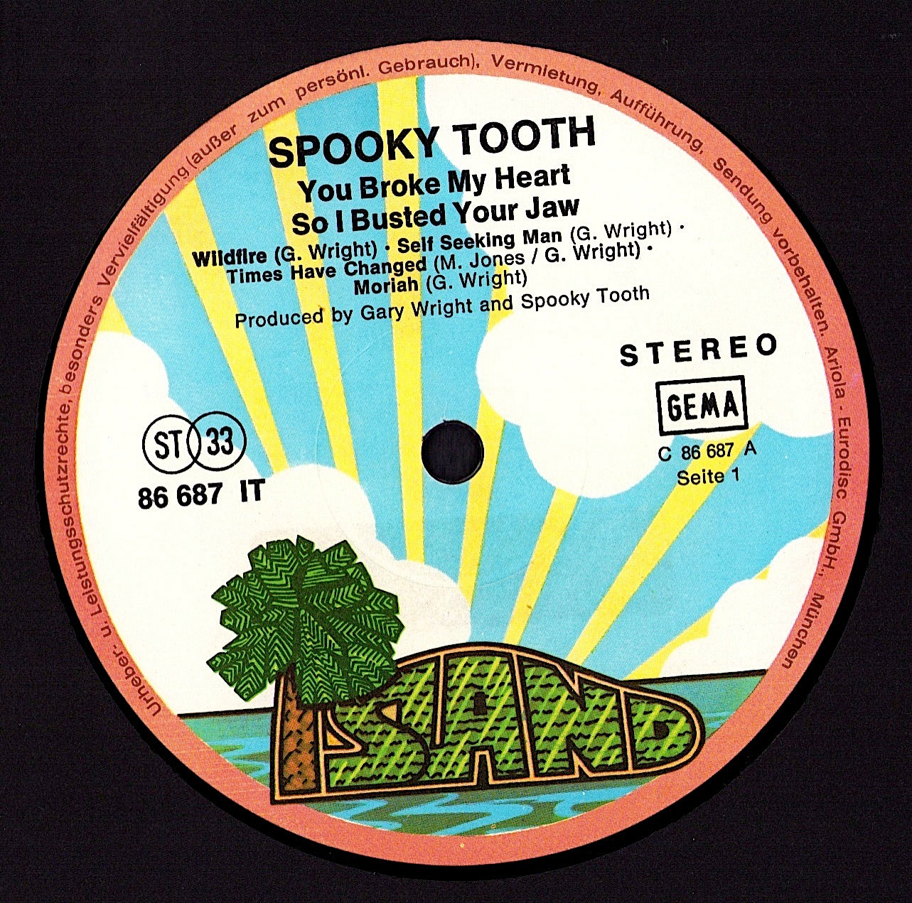 Spooky Tooth – You Broke My Heart So...I Busted Your Jaw (Vinyl LP)