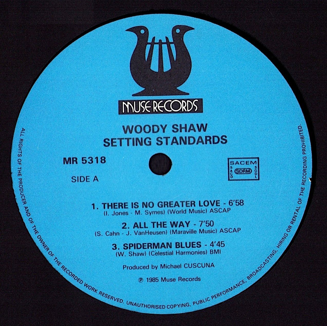 Woody Shaw – Setting Standards Vinyl LP