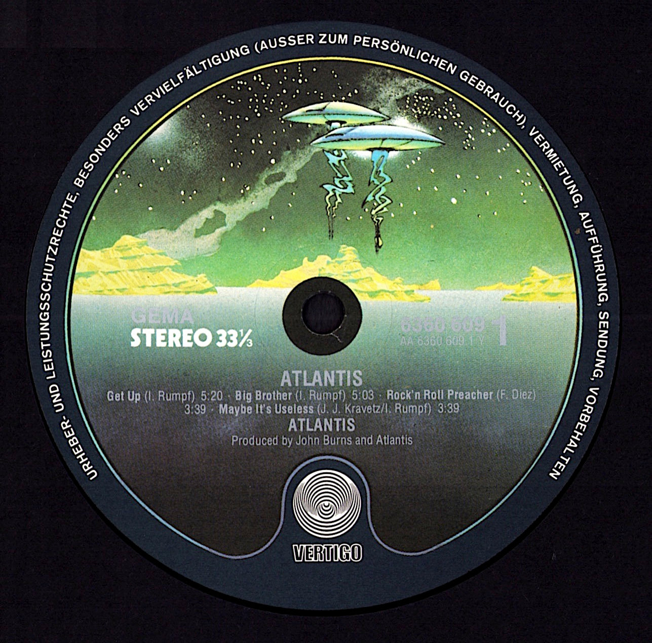 Atlantis - Atlantis (Vinyl LP | DE Original | 1973)