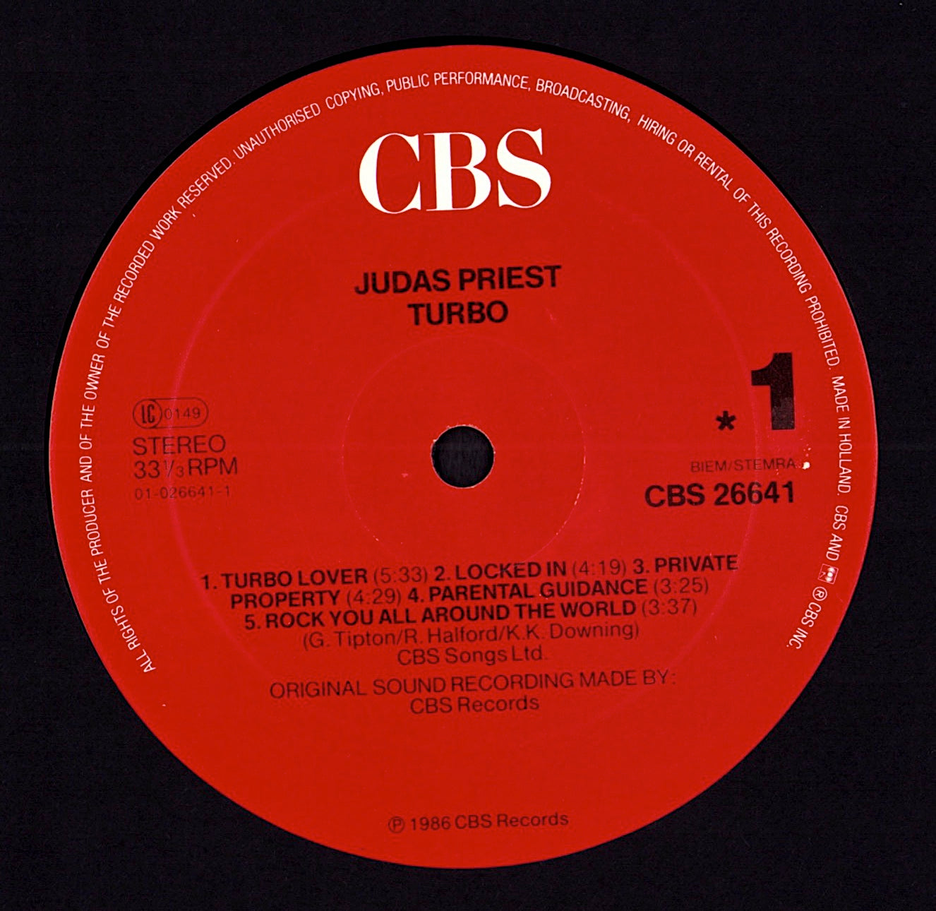 Judas Priest - Turbo (Vinyl LP | EU Original | 1986)