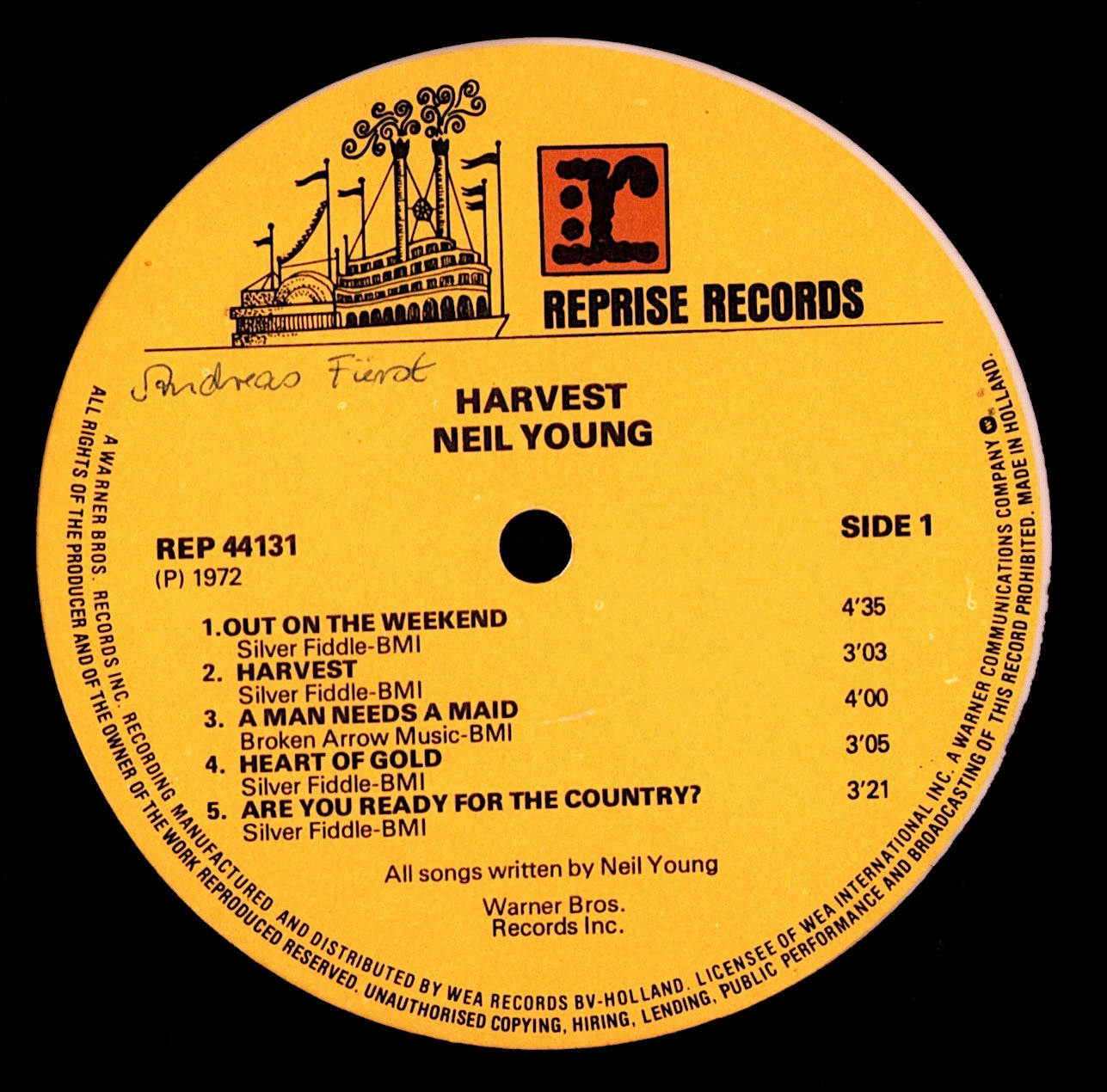 Neil Young - Harvest (Vinyl LP | NL Reissue | 1978)