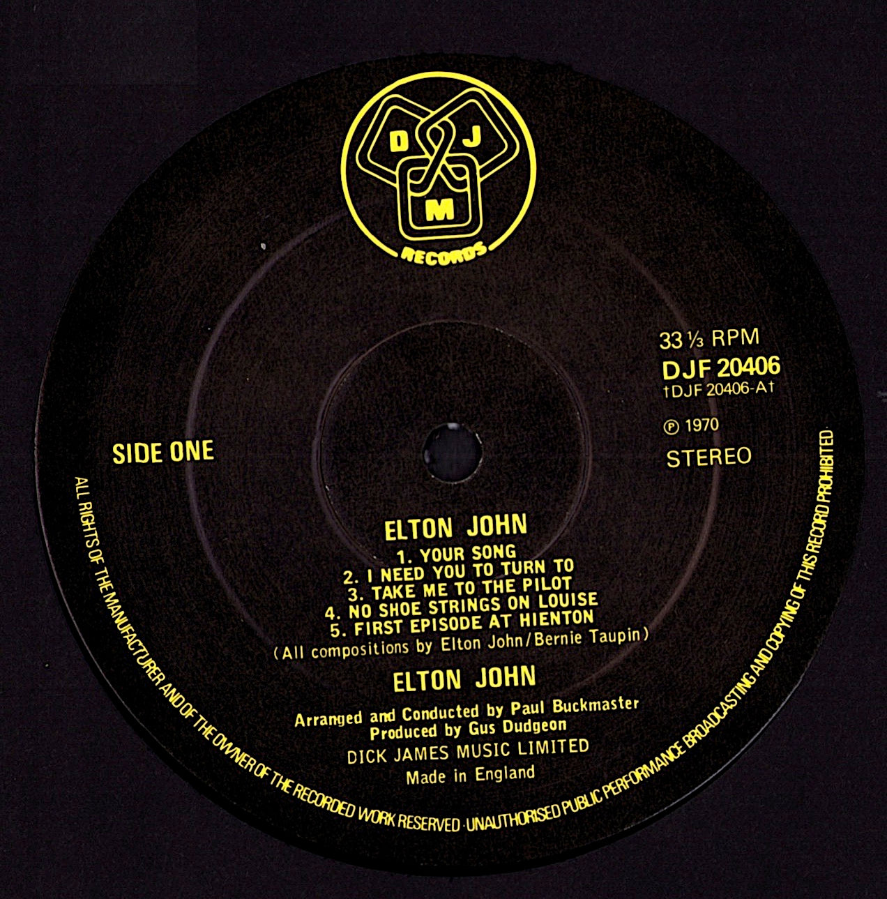 Elton John – Captain Fantastic And The Brown Dirt Cowboy Vinyl LP Kopie Kopie Kopie Kopie