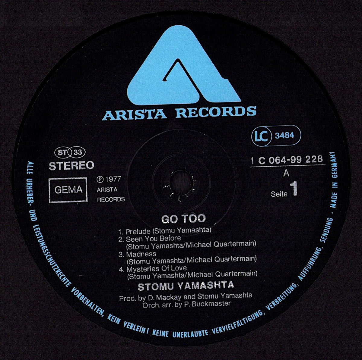 Yamashta - Raindog Vinyl LP Kopie Kopie
