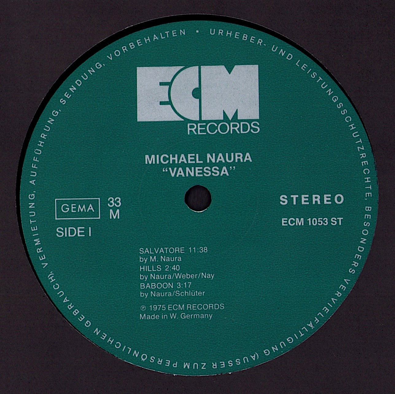 Michael Naura – Vanessa Vinyl LP