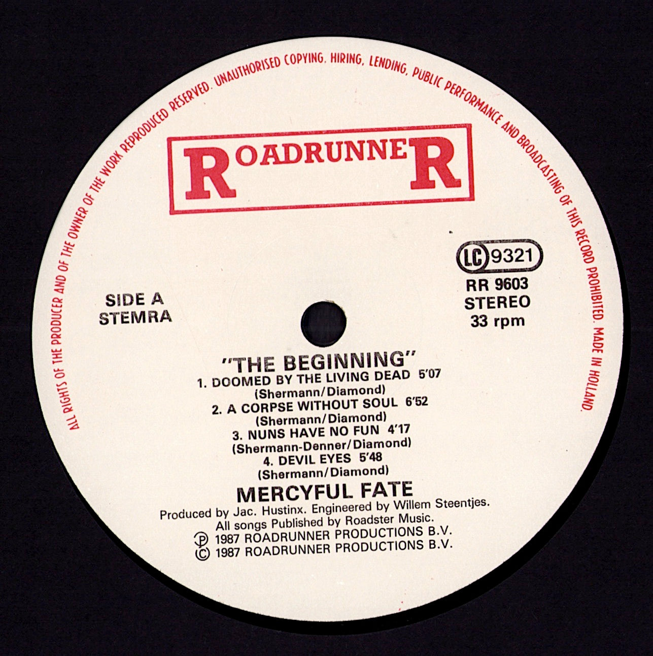 Mercyful Fate - The Beginning (Vinyl LP | NL Pressing | 1987)