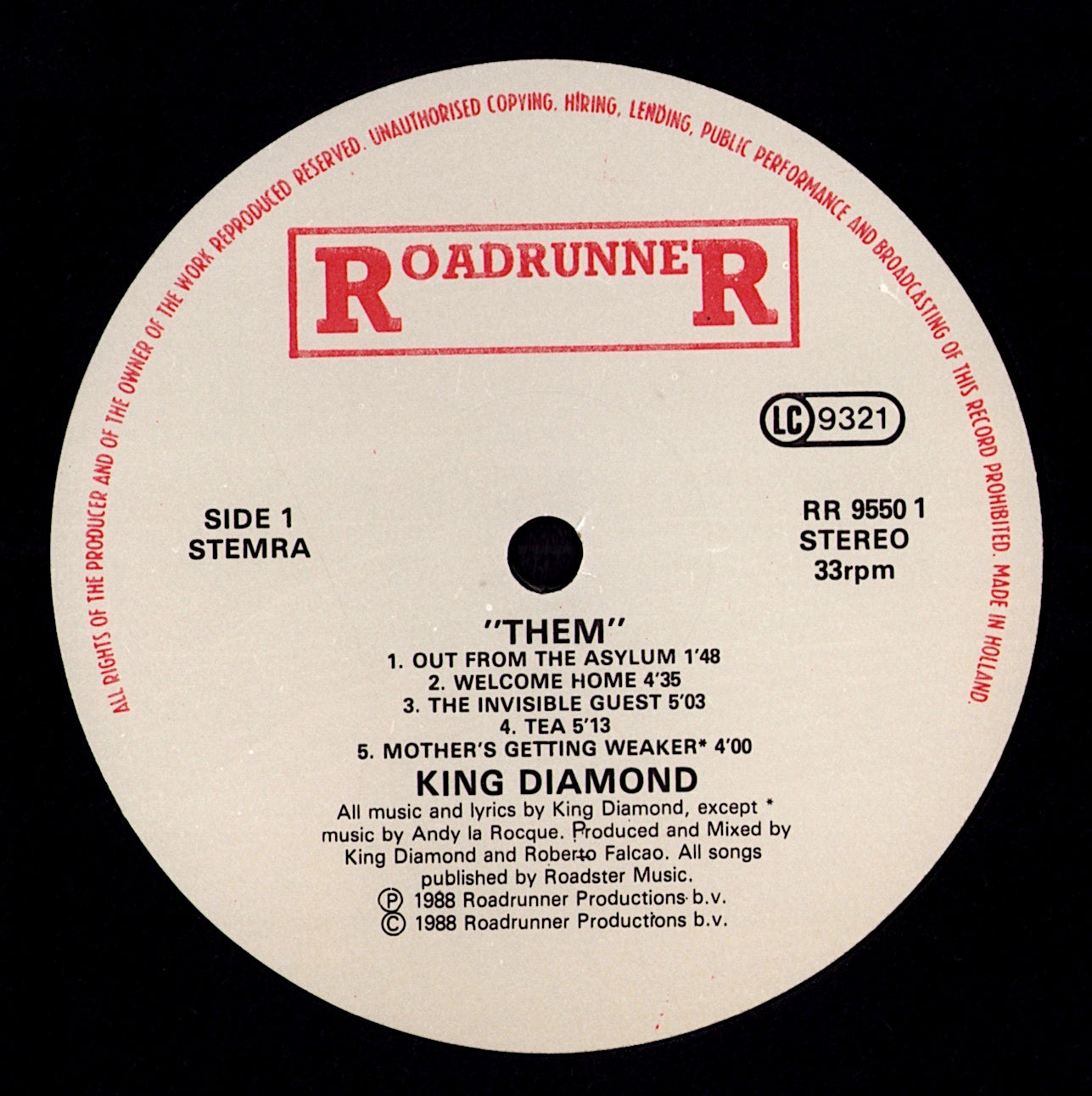 King Diamond - "Them" (Vinyl LP | EU Original | 1988)