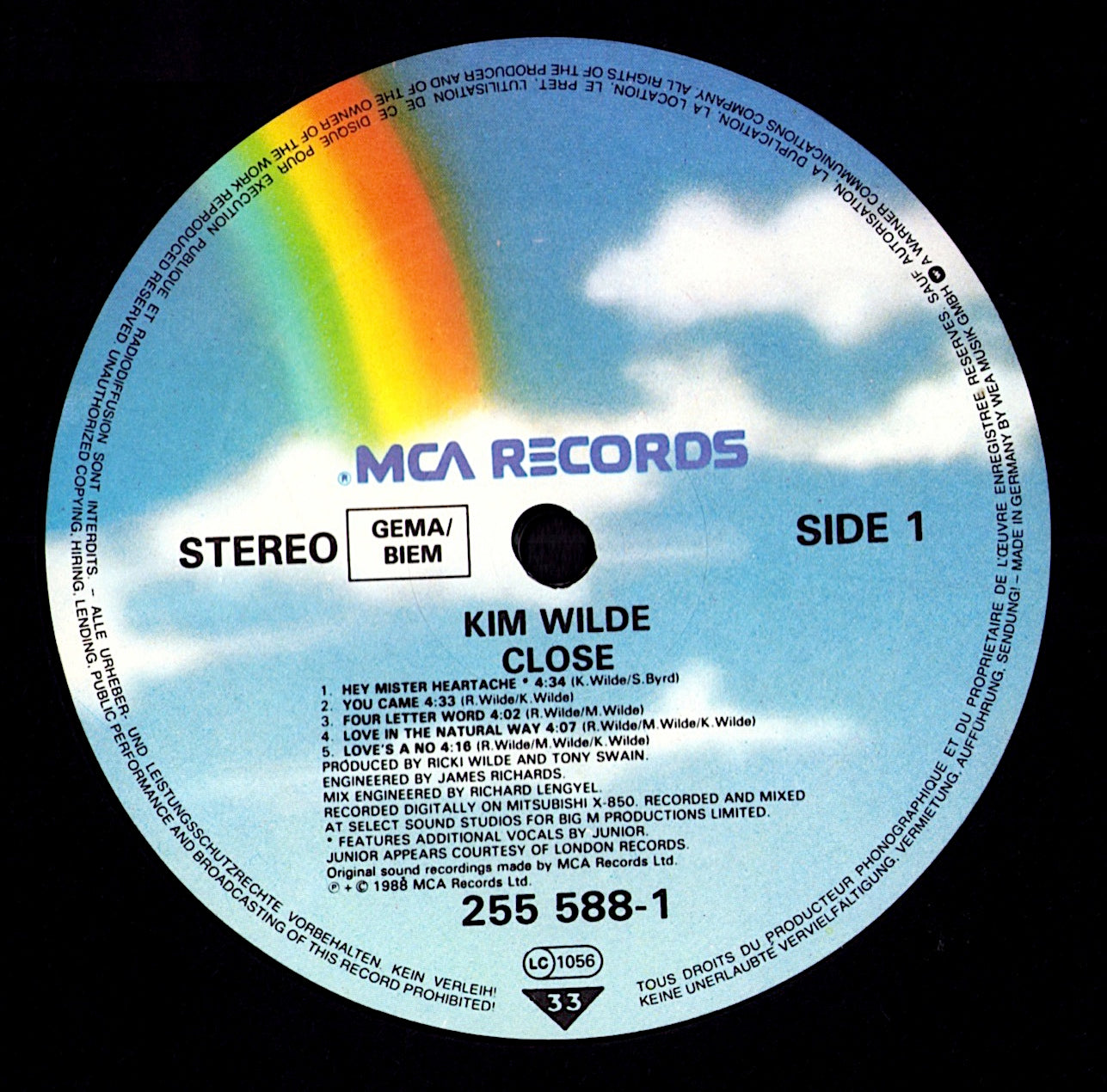 Kim Wilde - Close (Vinyl LP | EU Original | 1988)