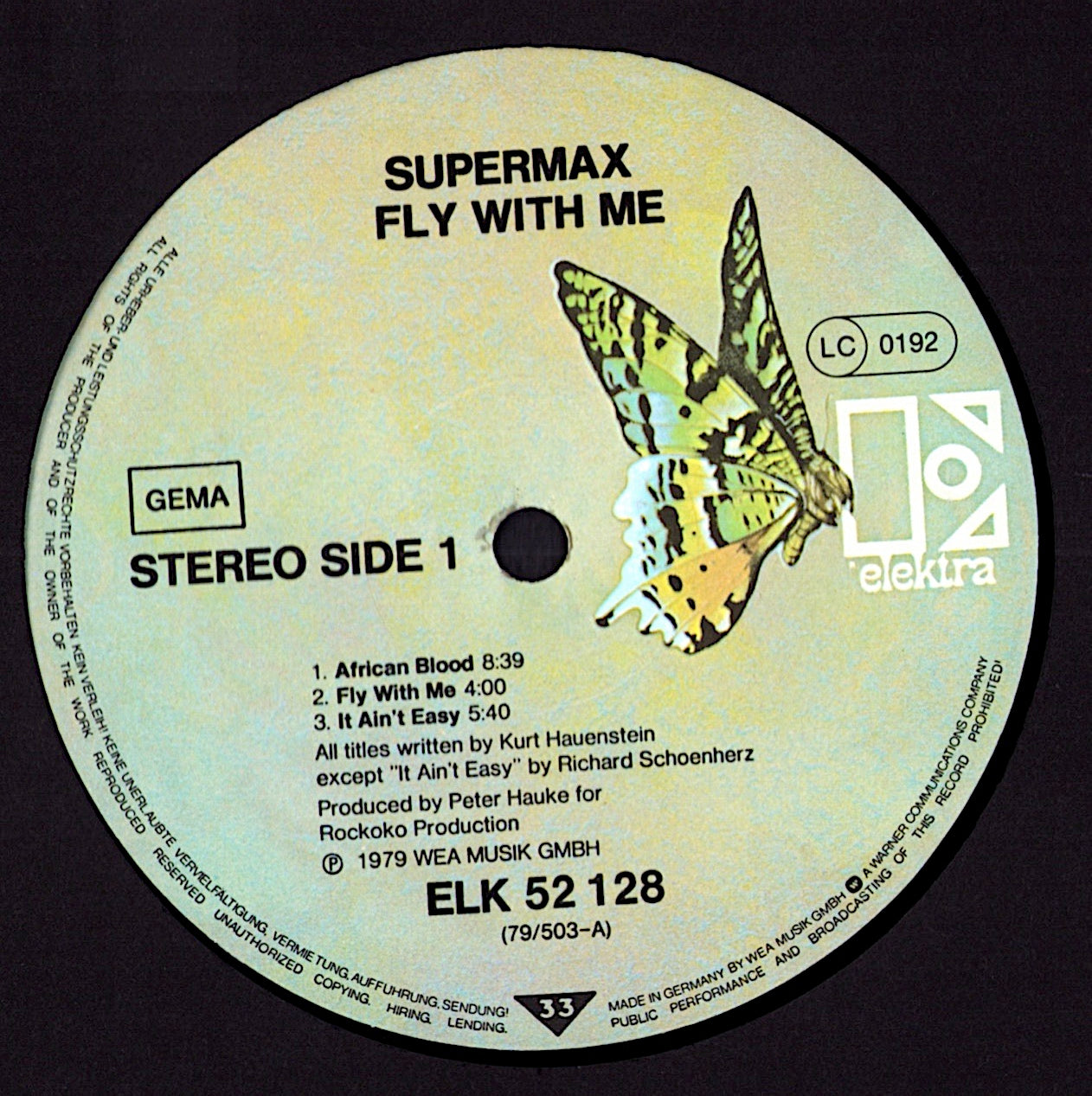 Supermax - Fly With Me Vinyl LP