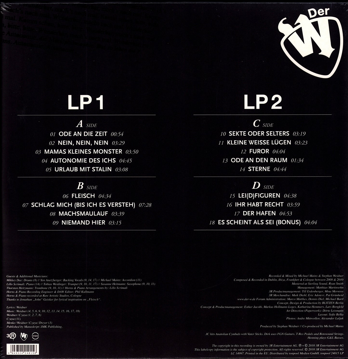 Der W – Autonomie! Vinyl 2LP