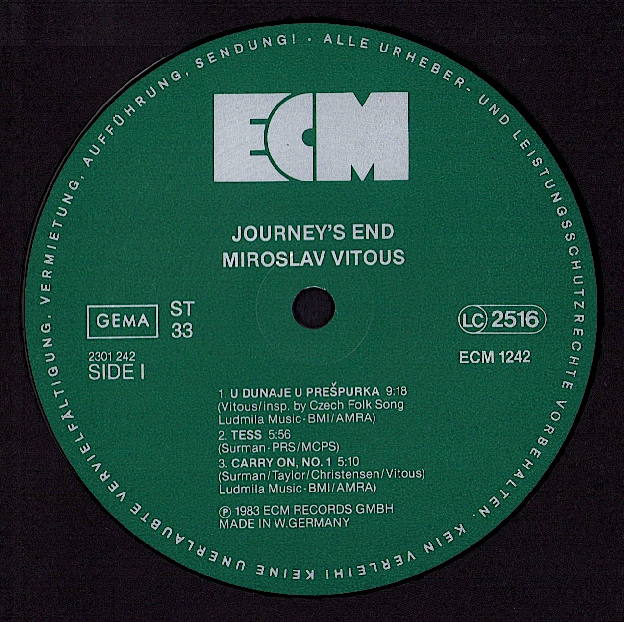 Miroslav Vitous – Journey's End (Vinyl LP)