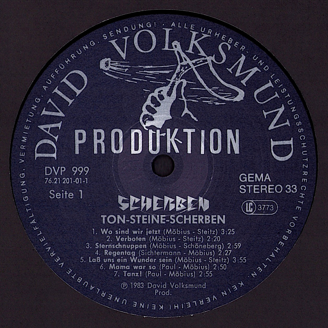 Rio Reiser - Rio I. Vinyl LP Kopie Kopie