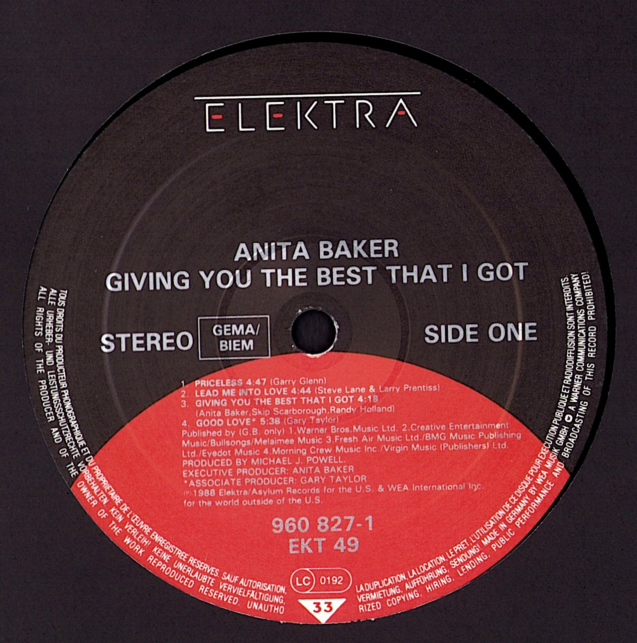 Anita Baker - Rapture Vinyl LP Kopie Kopie