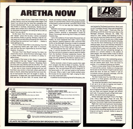 Aretha Franklin – Queen Of Soul Vinyl LP | US Original | 1968 Kopie