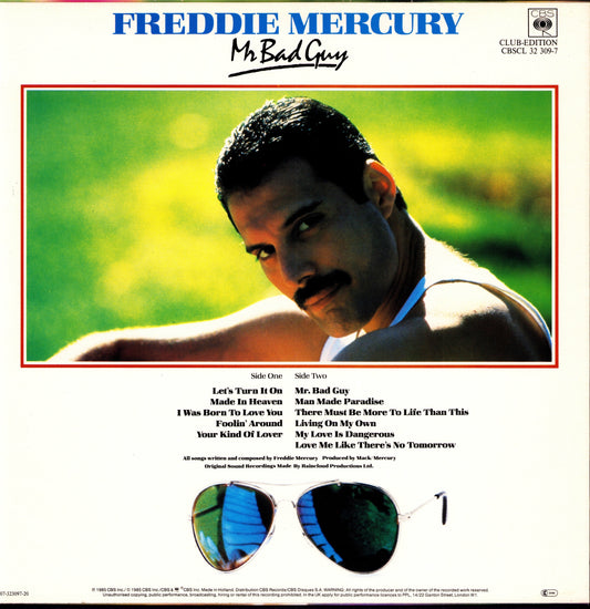 Freddie Mercury - Mr. Bad Guy (Vinyl LP | EU Club Edition | 1985)