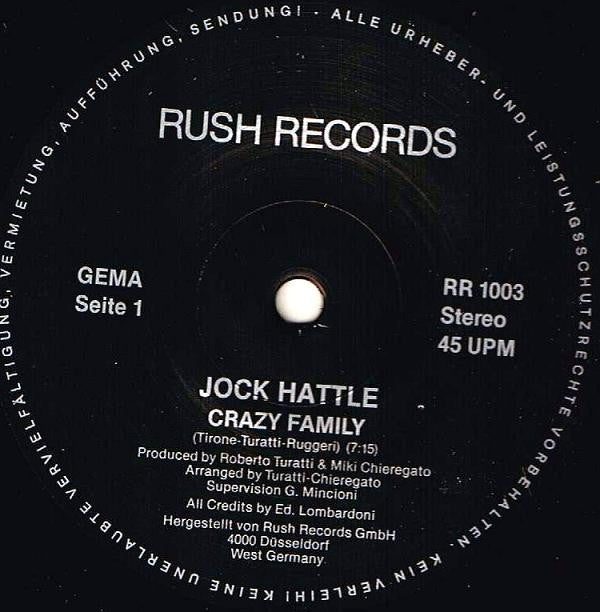 Jock Hattle - Crazy Family Vinyl 12"