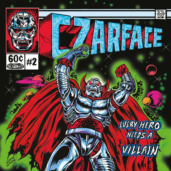 Czarface – Every Hero Needs A Villain Red & Cyan Vinyl 2LP Limited Edition