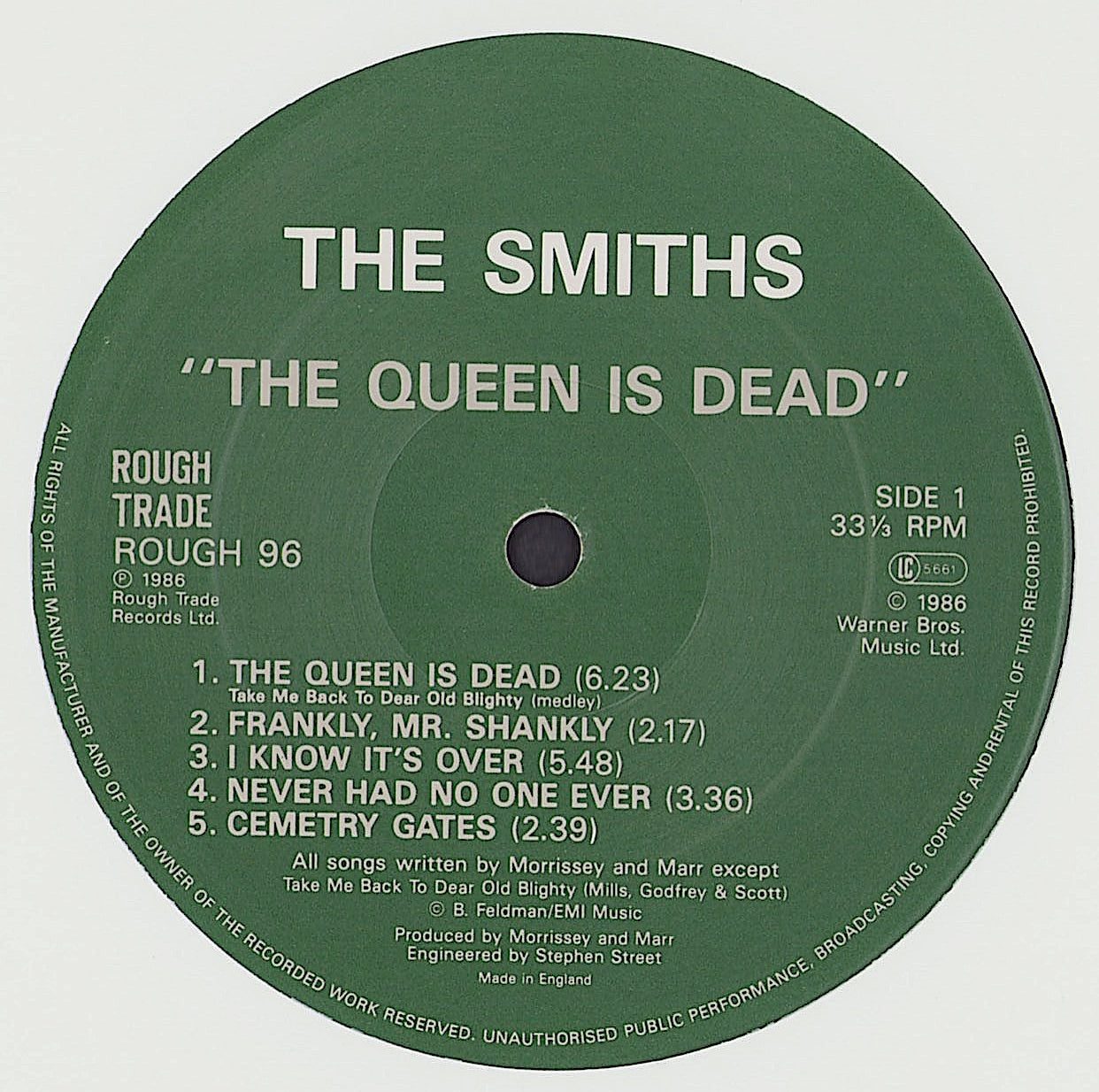 The Smiths - The Queen Is Dead Vinyl LP UK