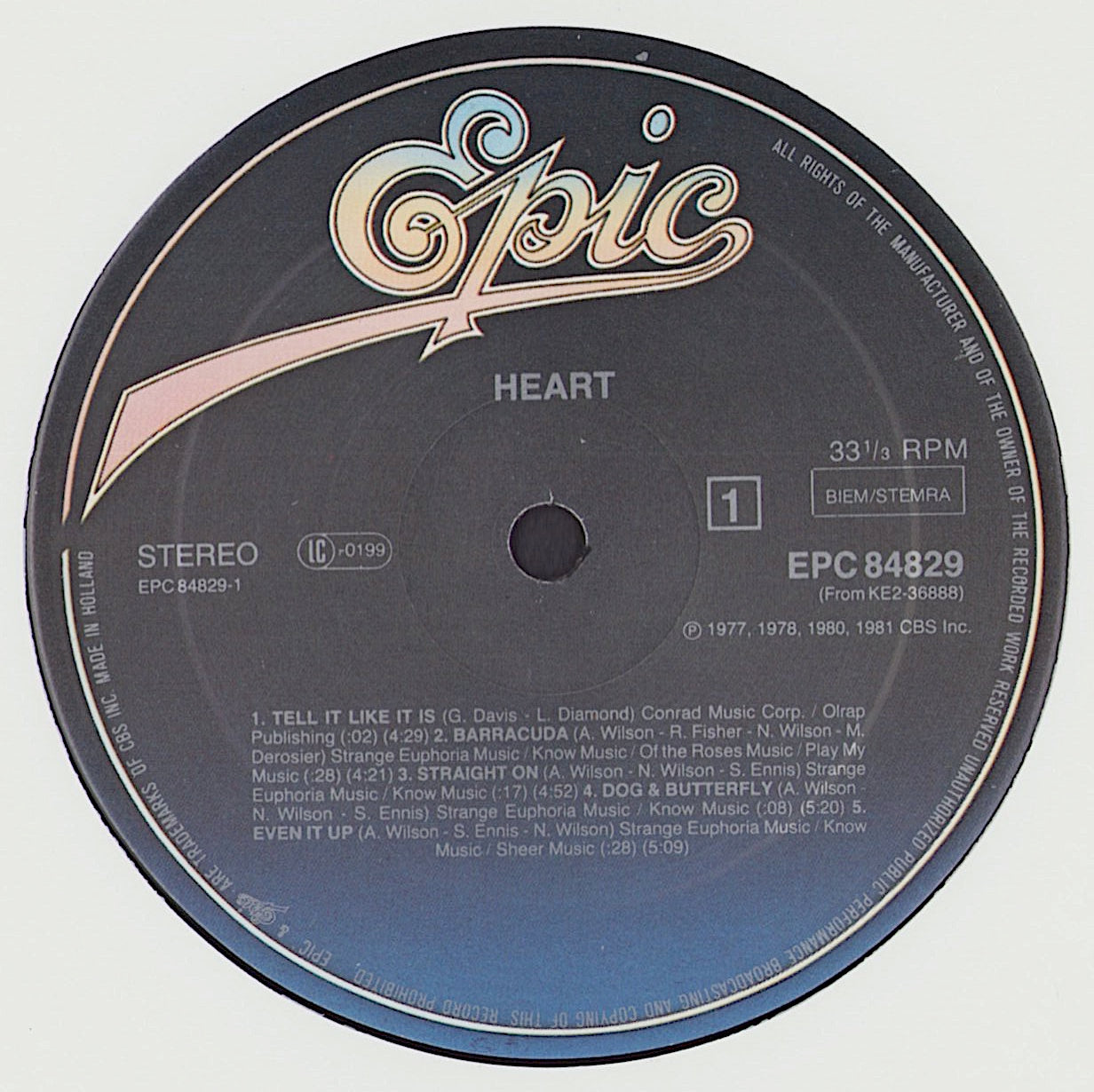 Heart - Heart Vinyl LP
