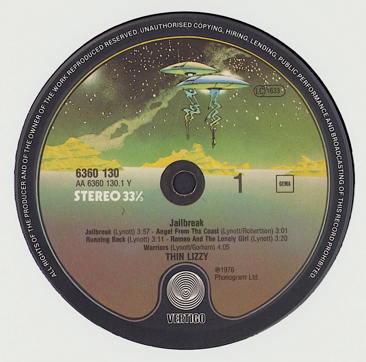 Thin Lizzy - Jailbreak Vinyl LP