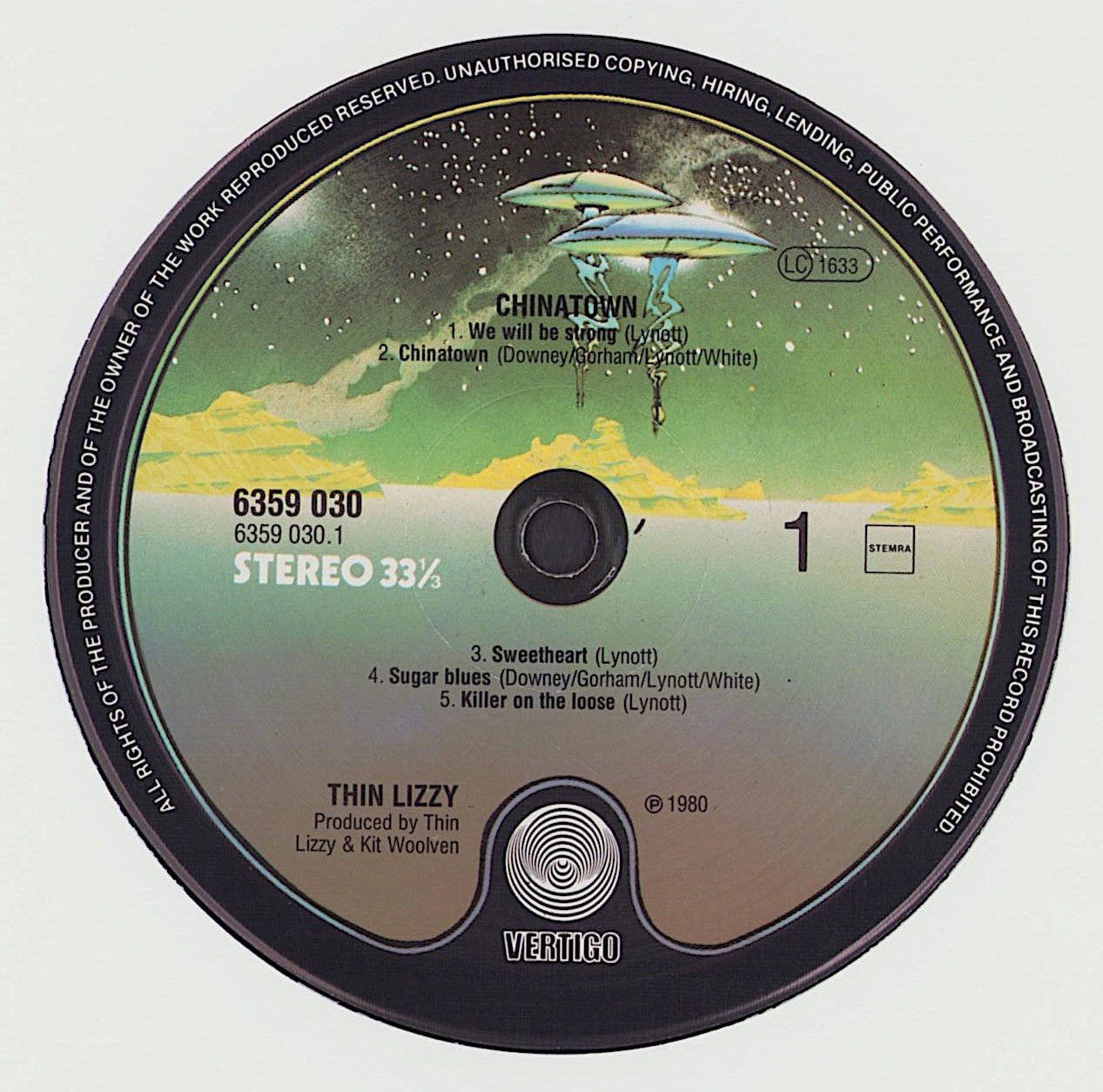 Thin Lizzy - Chinatown Vinyl LP