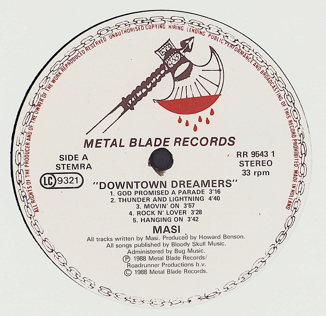 Masi - Downtown Dreamers Vinyl LP