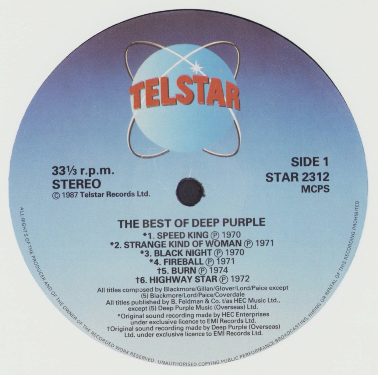 Deep Purple - The Best of Deep Purple Vinyl LP