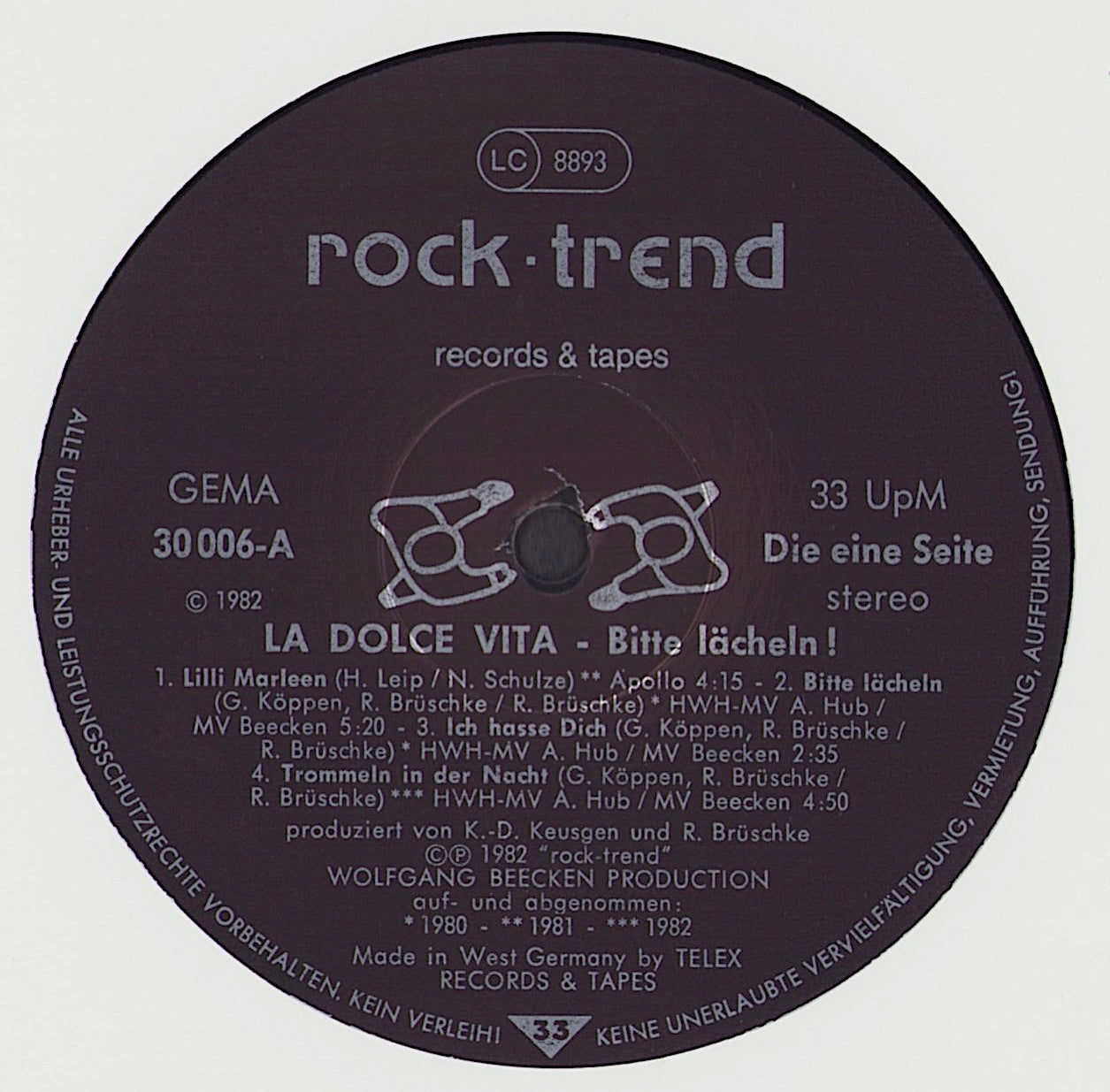 La Dolce Vita - Bitte Lächeln! Vinyl LP