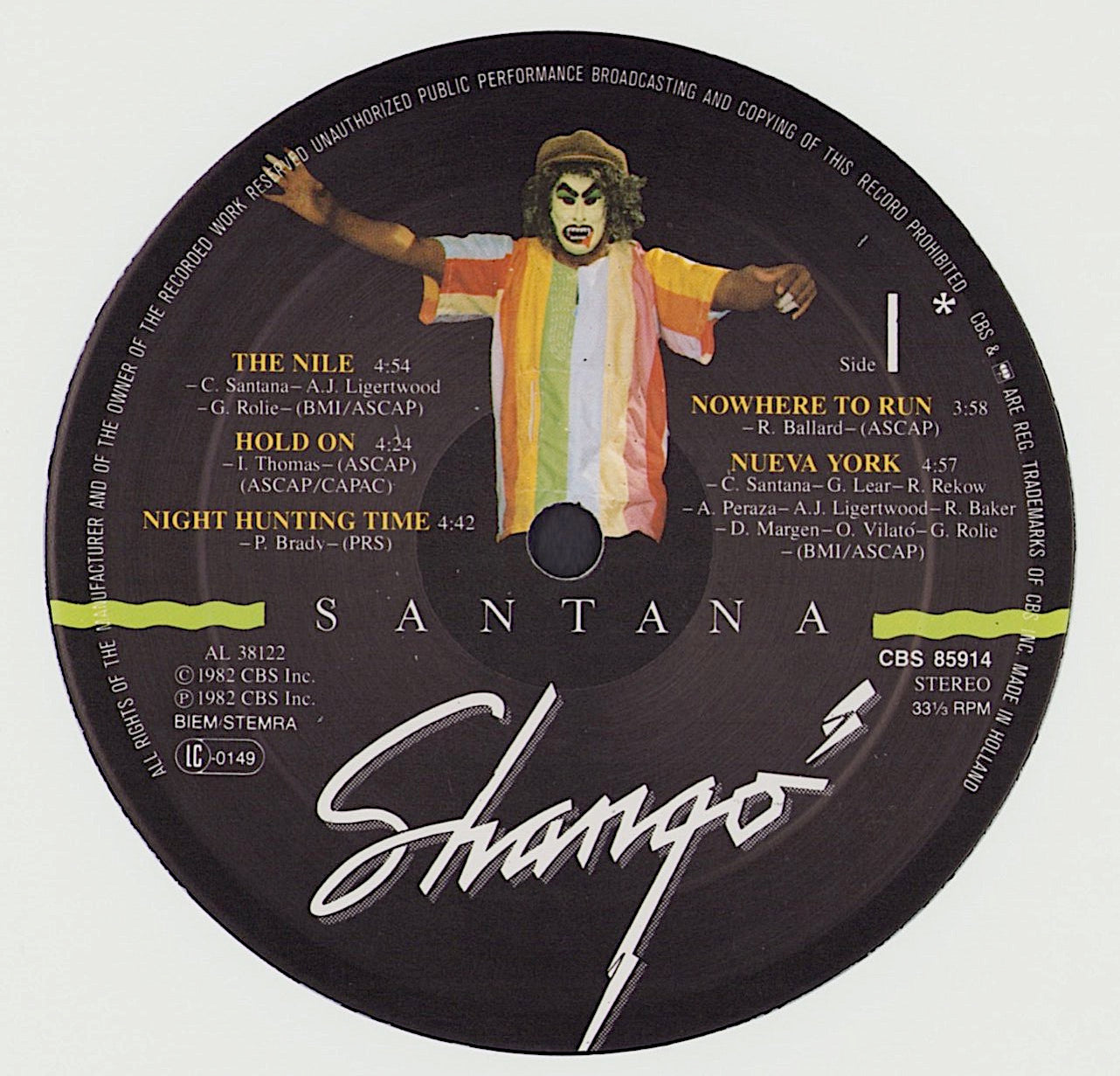 Santana - Shangó Vinyl LP