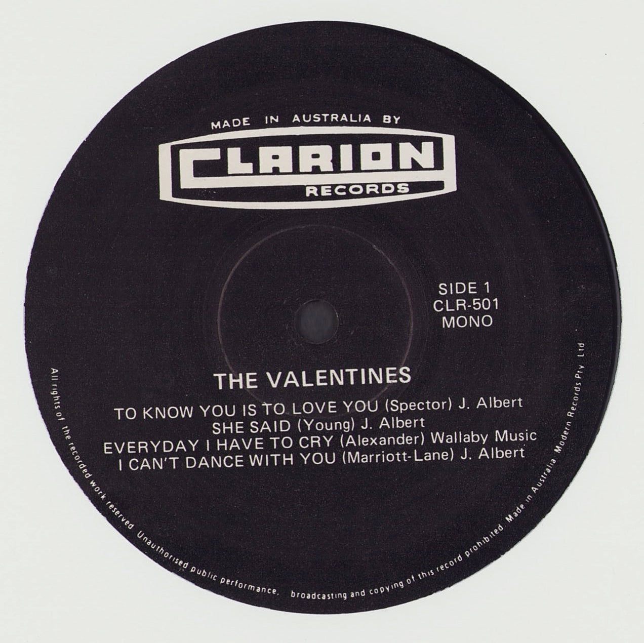 The Valentines - The Valentines Vinyl LP