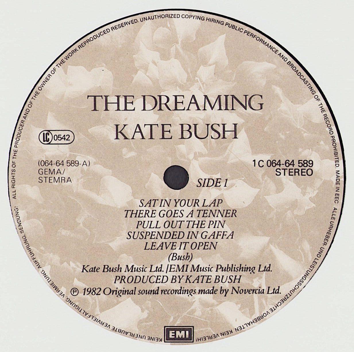 Kate Bush - The Dreaming Vinyl LP EU