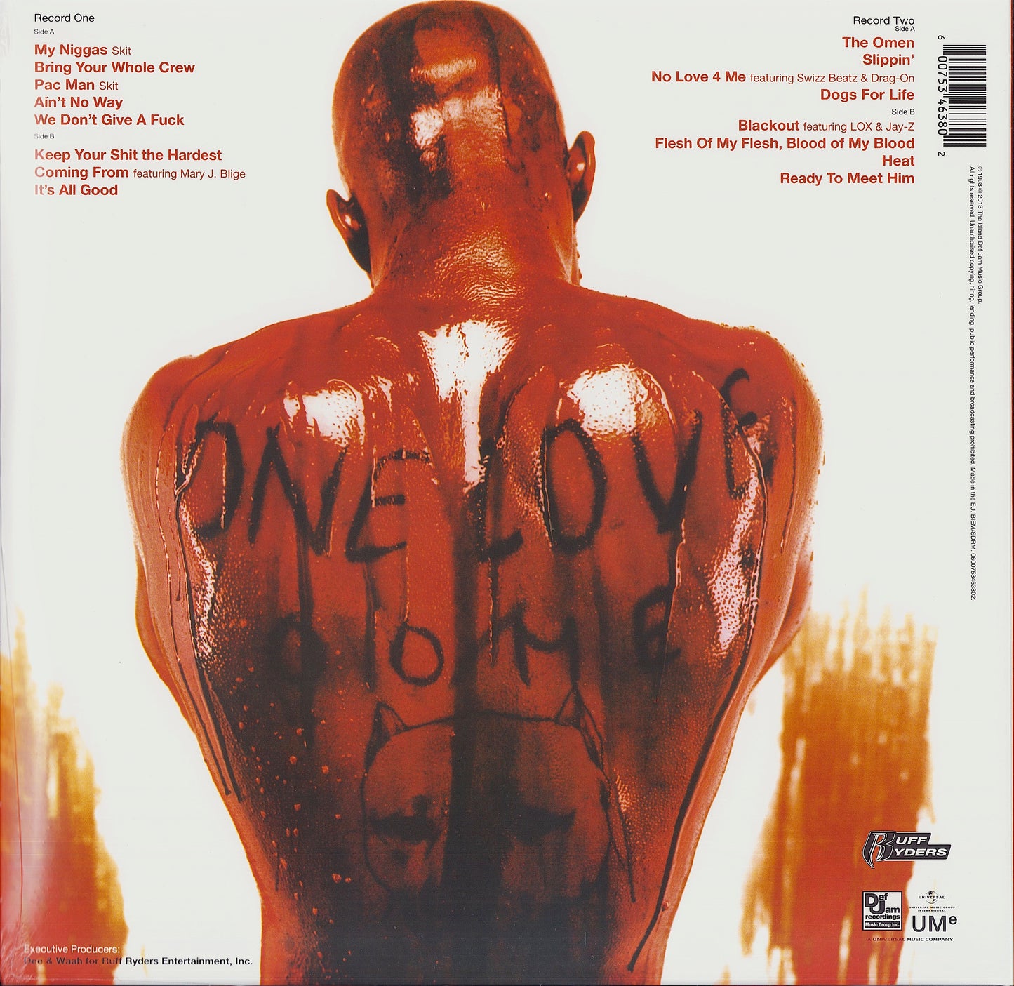 DMX - Flesh Of My Flesh, Blood Of My Blood Vinyl 2LP