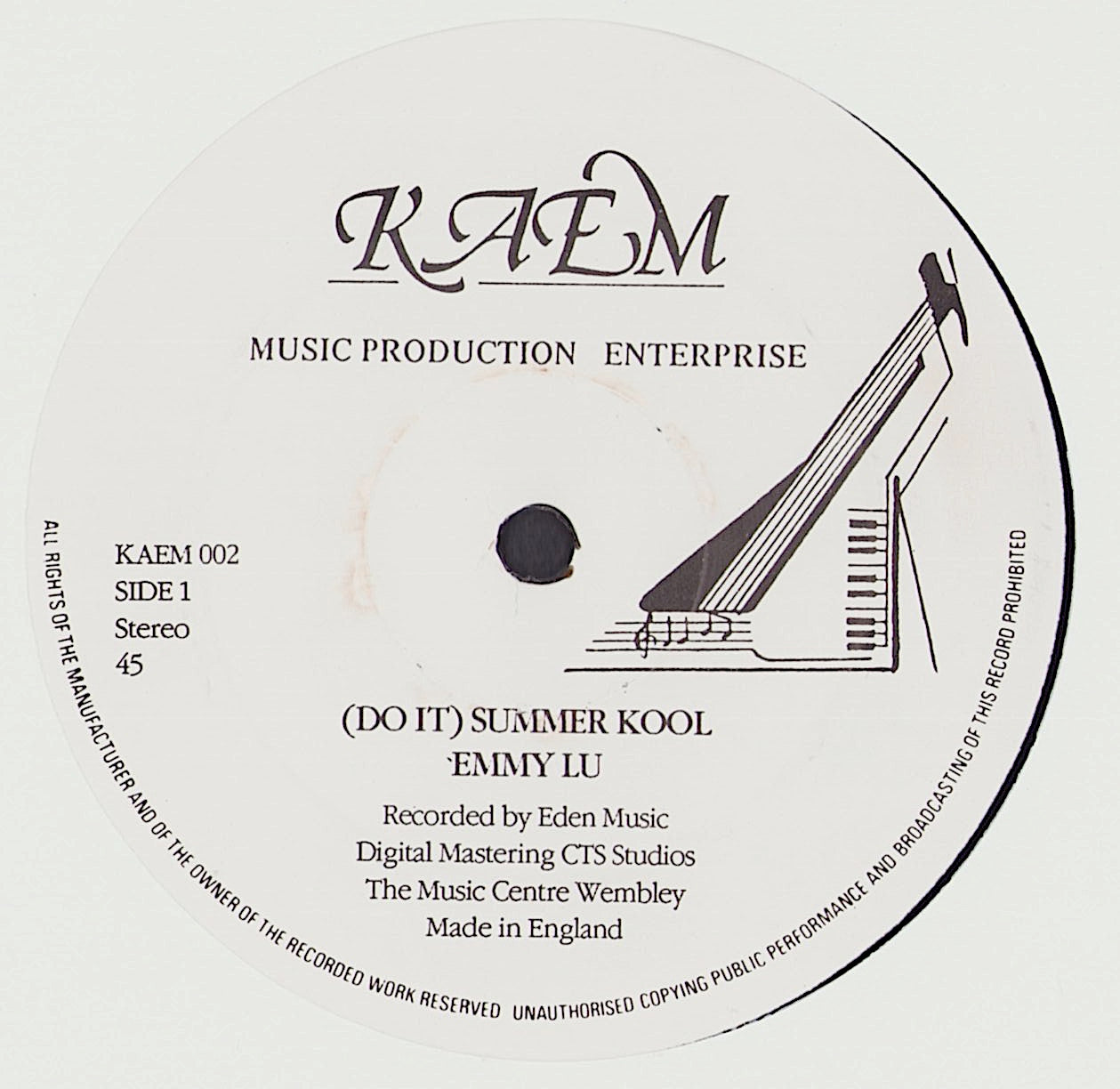 Emmy Lu - Do It Summer Kool Vinyl 12"