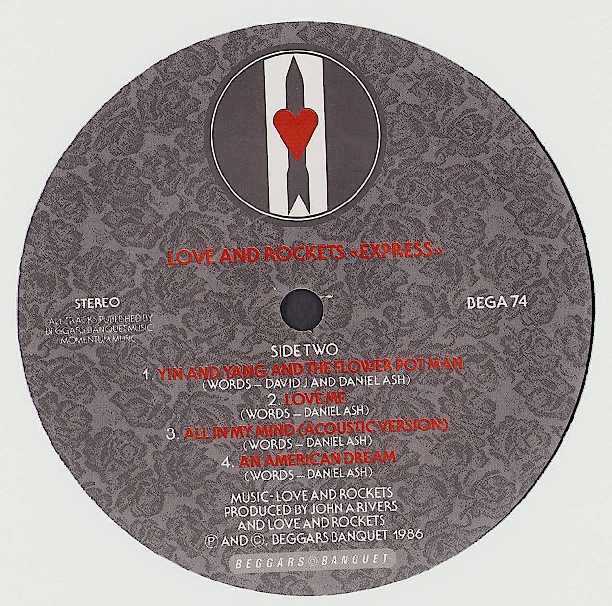 Love And Rockets - Express Vinyl LP