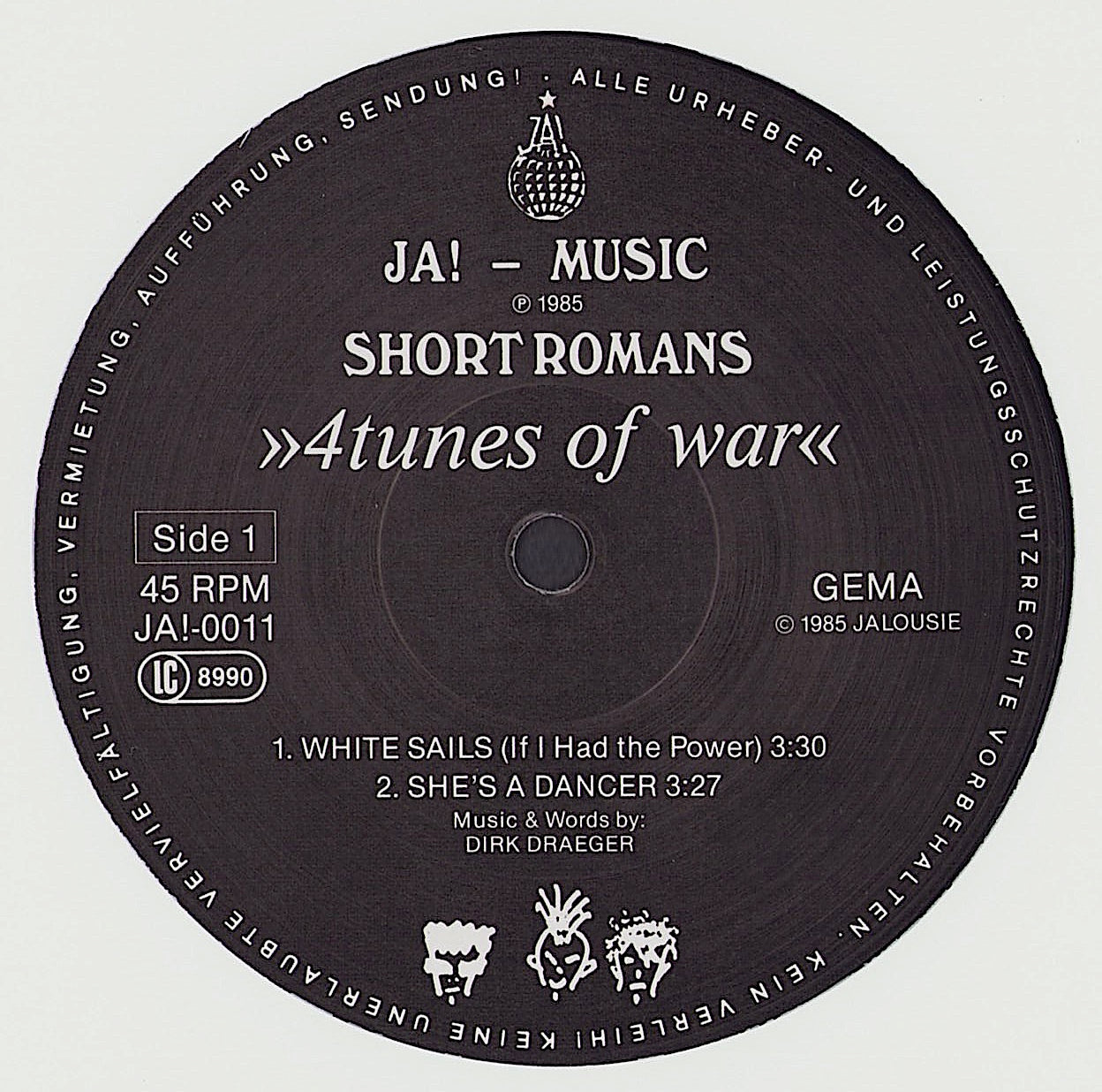 Short Romans - 4tunes Of War Vinyl 12"