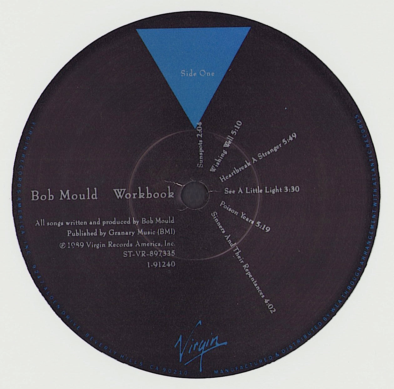 Bob Mould - Workbook Vinyl 2LP