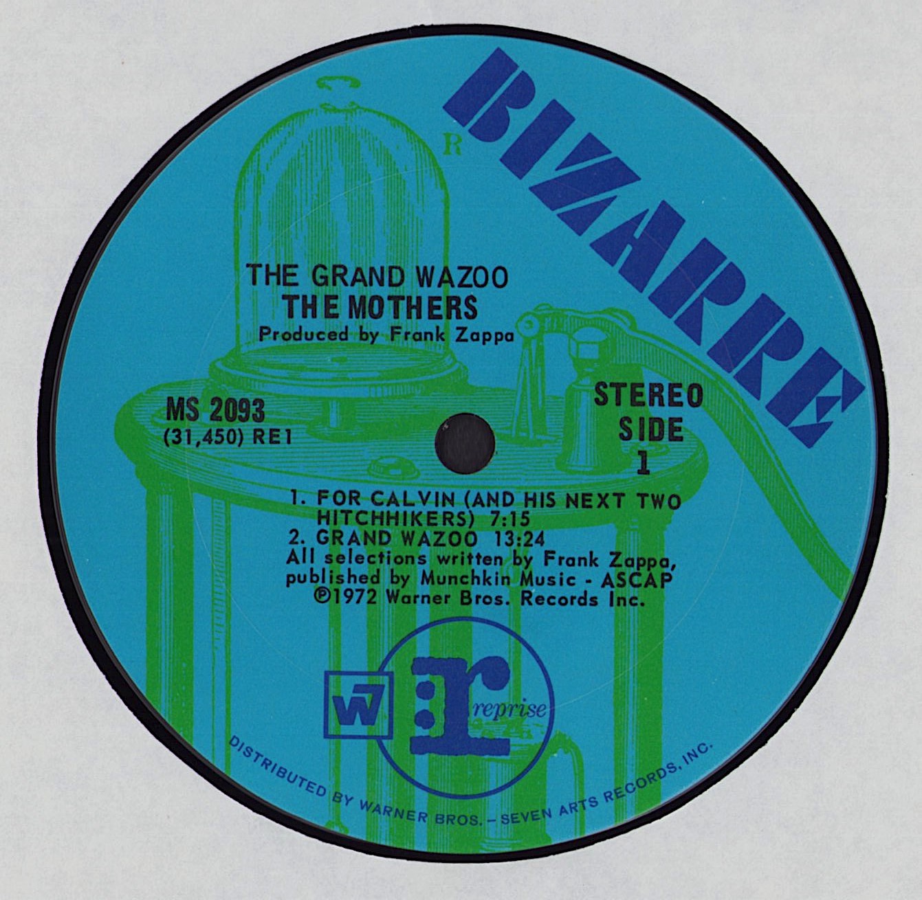 The Mothers - The Grand Wazoo Vinyl LP US