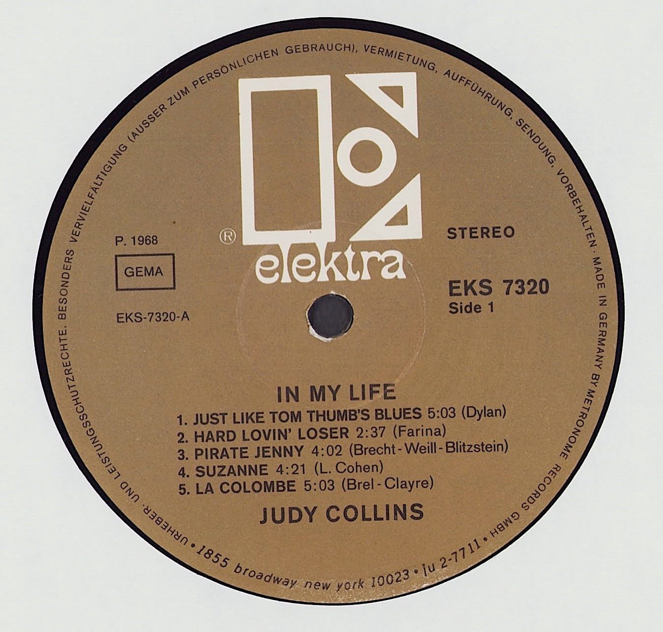 Judy Collins - In My Life Vinyl LP