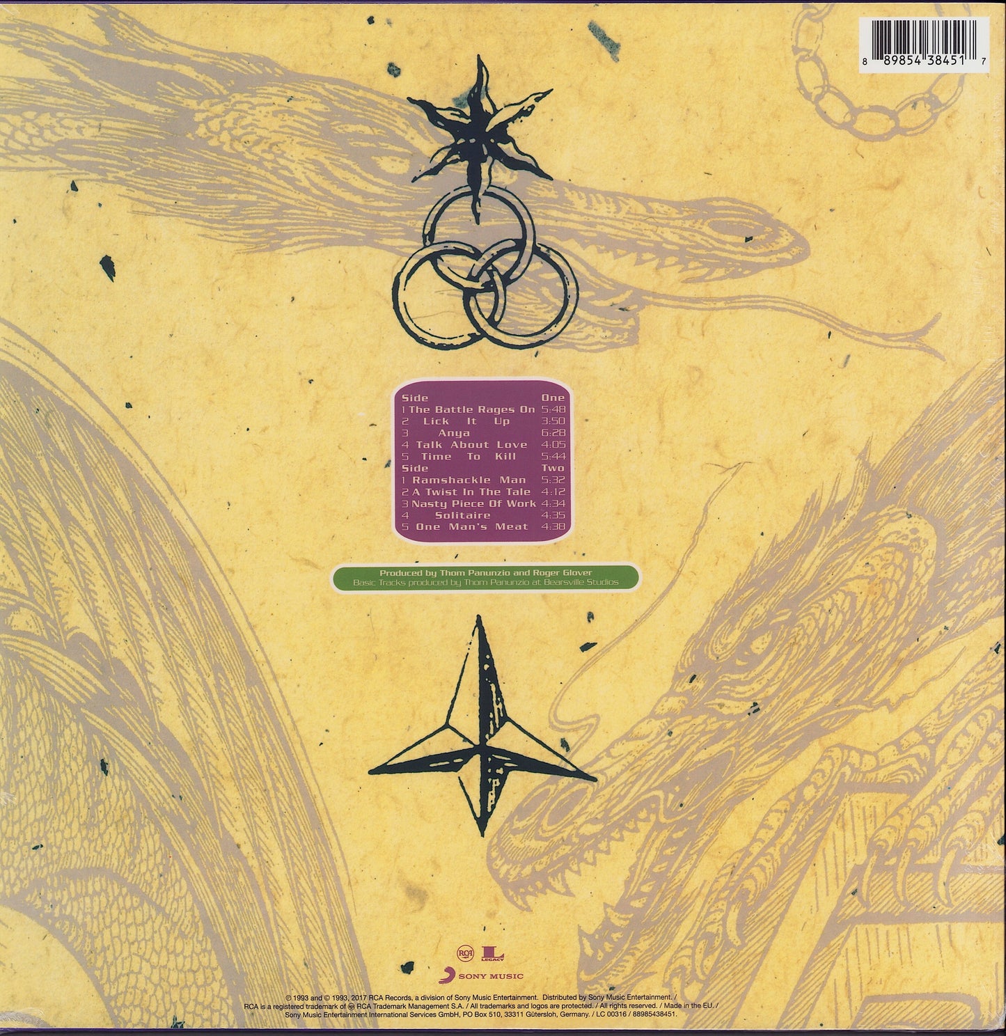 Deep Purple - The Battle Rages On Vinyl LP