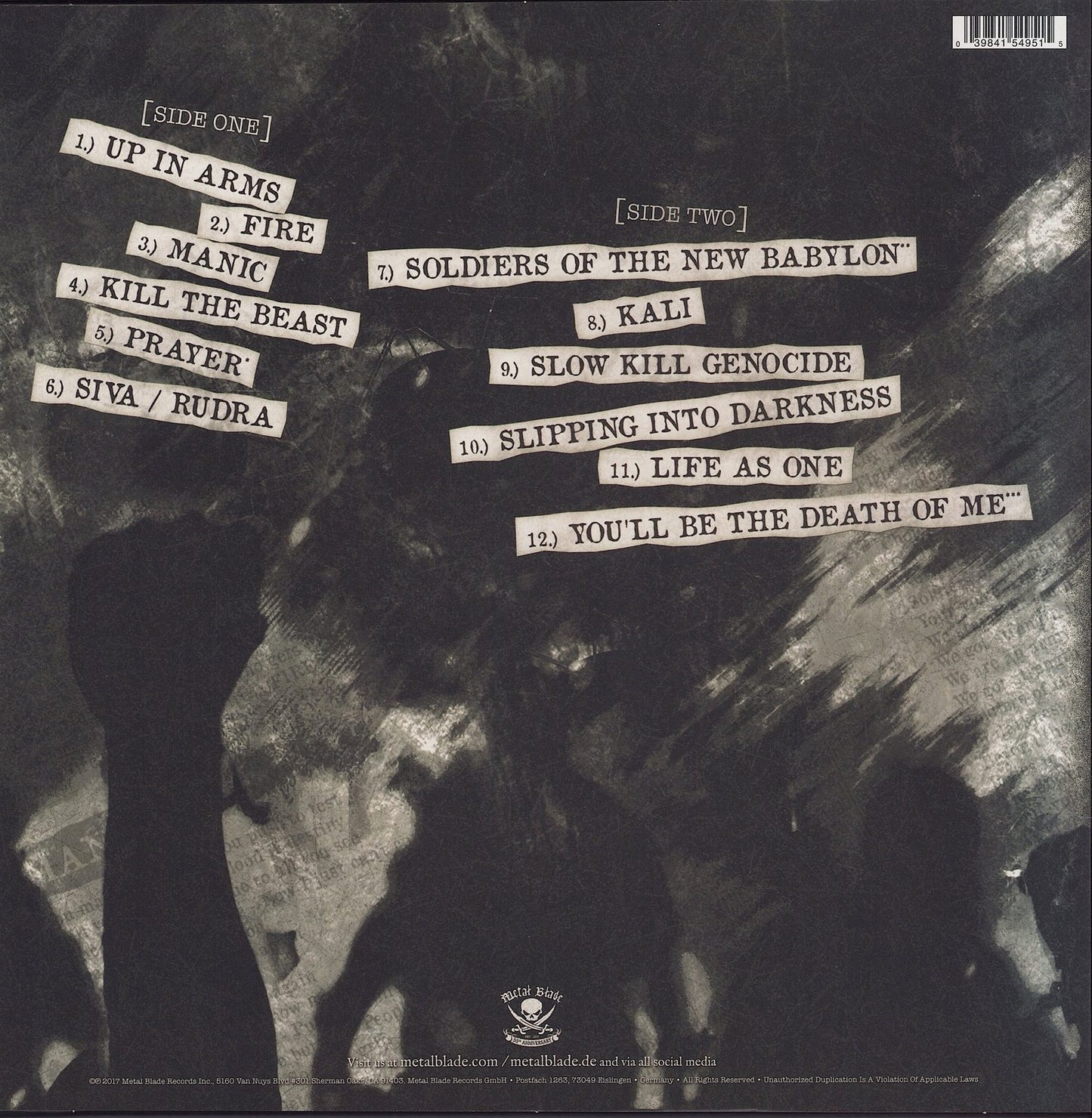 Bloodclot - Up In Arms Red Vinyl LP Limited Edition